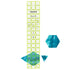 Omnigrid Omnigrip Ruler Hexagon 3in x 16in Rulers & Accessories, 3" x 16",White...
