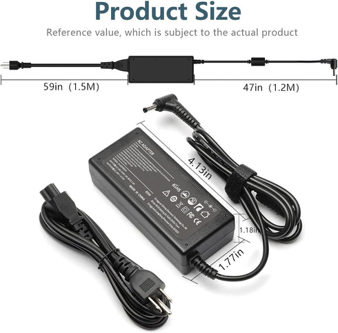45W 20V 2.25A AC Adapter Laptop Charger Compatible with Lenovo Thinkpad...