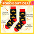 Zmart Food Drink Gifts for Men - Taco Whiskey Gifts for Him, Funny Saying Tacosaurus Whiskey Socks...