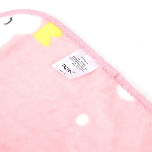 TILLYOU Toddler Blanket for for Boys Girls, Flannel Fuzzy Baby Blanket for Boys Girls, 40x50 Inches, Pink Cloud...