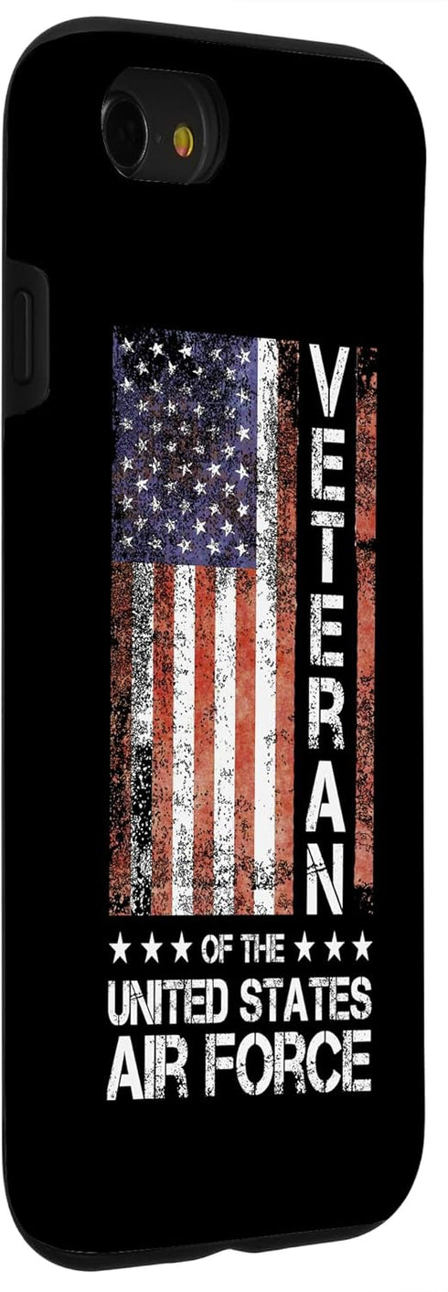iPhone SE (2020) / 7 / 8 Patriotic American Flag Air Force Veteran Phone Case...