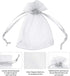 Boshen 100/200PCS Organza Gift Candy Sheer Bags Mesh Jewelry Pouches Drawstring Bulk for Wedding Party Favors Christmas 3"x4" 4" X 6" 5"x7" (3" X ...