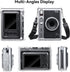 MUZIRI KINOKOO Clear EVO Case for Fujifilm Instax Mini EVO Instant Camera - Hard PVC Fuji Mini EVO Carrying Protective Case with Shoulder Strap -T...