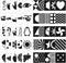ZazzyKid Baby Visual Stimulation Flash Cards: 50 Pages Black and White High Contrast Baby Cards 0-3 Months Newborn Sensory and Brain Development T...