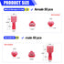 Twidec/100PCS Nylon Spade Connectors Kit 22-18 Gauge Quick Disconnect Fully Insulated Male and Female Wire Spade Terminal Assortment Kit Red N-025...