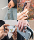 Ringke Lanyard Finger Strap, Durable Parachute Cord Phone Strap for Women and Men, Adjustable Strap for Phone, Camera, Game Console, Key - 4 Pack...