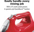Hamilton Beach 6-Speed Electric Hand Mixer with Whisk, Traditional Beaters, Dough Hooks, Snap-On Storage Case, 275 Watts, Red...