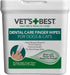 Vet's Best Dental Care Finger Wipes - Reduces Plaque & Freshens Breath - Teeth Cleaning Finger Wipes for Dogs & Cats - 50 Count...