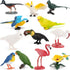 ONEST 13 Pieces Mini Bird Figurines Playset Hand Painted Tiny Birds Realistic Detailed Resin Bird Figures Toys Small Bird Figurines for Kids Adult...