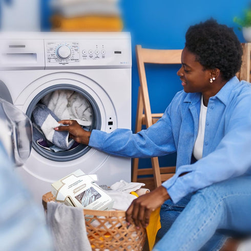 Fresh Linen Scent Laundry Detergent Sheets - Up to 100 Loads,Fragrance-Free, Washes 7-8 Clothes Per Tablet,Suitable For Sensitive Skin...
