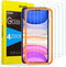 SPARIN Screen Protector Compatible with iPhone 11 / XR 6.1 inch, 4 Pack Tempered Glass with Alignment Frame......