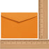 50 Pack Orange Envelopes 5-1/5 x 7-1/5 Envelopes A7 Invitation Envelopes for Personalize Gift Cards, Wedding, Baby Shower, Mailing, Birthday Party...