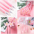 YYaaloa 12pcs Cute Pink Flower Gel Ink Pens Writing Pens 0.5 mm Black Ink Fun Kawaii Pens Bulk for Kids Office School Supplies...
