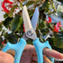 Flower Scissors, Premium Stainless Steel Garden Floral Shears, Comfortable Floral Scissors for Gardening, Pruning, Trimming Plants and Flower Arra...