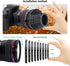 9 Pieces Step Down Ring,Camera Lens Filter Metal Filter Rings Compatible All Brands UV ND CPL (49-40.5mm,52-49mm,55-52mm,58-55mm,62-58mm,67-62mm,7...