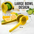 Zulay Kitchen Metal Lemon Squeezer - Handheld Lemon Juicer Squeezer - Easy to Use Citrus Juicer - Manual Press for Extracting the Most Juice Possi...