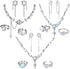 12 Pcs Y2k Necklace Jewelry Set Y2k Star Moonstone Accessories Irregular Pendant Earrings Dangling Silver Y2k Rings Aesthetic Crystal Jewelry Gift...