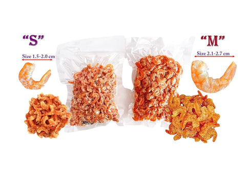 Dried Shrimps with Salt for Asian Cuisine Fresh Seafood Flavor or Eat As Snack Sun Dried (200)...