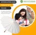 Parasol Mini Umbrella Doll Umbrella, White Blank Paper Parasol Diy Craft Umbrella Drink Umbrellas Cocktail Picks Decorations Dollhouse Cute Tiny U...
