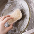 Loofah Dishwashing Brush, Loofah Kitchen Dish Sponges Scrubber, Brush Soft luffa for Kitchen Cleaning, Soft & Easy Foaming Cleaning Sponge Loofah ...