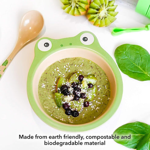 Nuby Rice Husk Baby Bowl - Eco-Friendly Tableware - 100% Compostable and Biodegradable - 6+ Months...