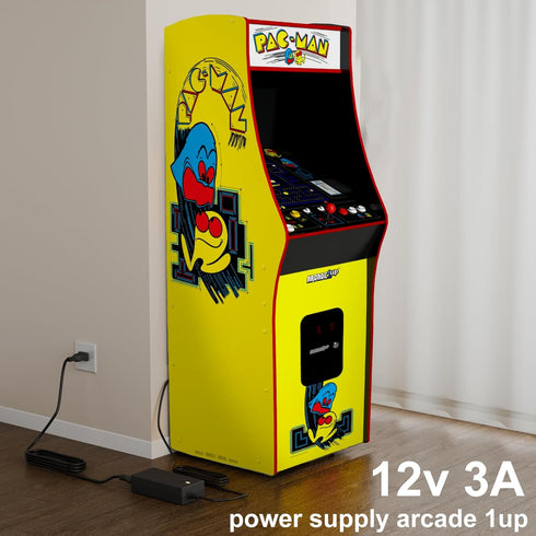 12V 3A Power Supply Arcade 1up - Fit for Arcade 1up All Riser Cocktail Table RYJ0136PAU0 RYJ0136PAU1 RYJ0136PAU2 RYJ0136PAU3 RYJ0136PAU4 RYJ0136PA...