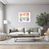 Posterizer 1 pcs-Everyone is welcome here-Rainbow color quote-Gay & LGBTQ Art-Watercolor Art-Gift for Teachers-School and classroom art- UNFRAMED ...