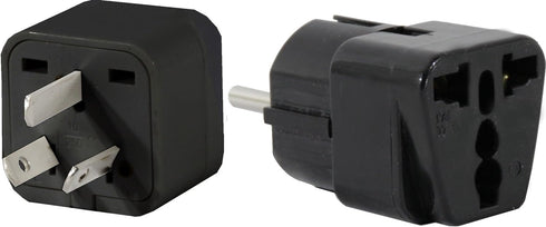 US to Argentina Travel Adapter Plug for USA/Universal to South America Type I & E (C/F) AC Power Plugs Pack of 2...