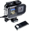 Skeleton Housing Case Side Open Housing Protective Case with Aluminum USB Pass Through Side Door Cover for GoPro Hero 9 10 11 12 Black - Charging ...
