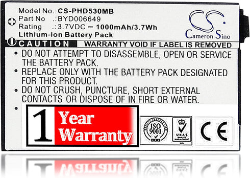 BT298555 Battery Replacement for V-TECH VM321 VM333 VM341 VM343 Safe & Sound Baby Monitor Parent Unit BM4200 Baby BM1000...