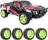 1/10 PreGlued 12mm Hex 2.2'' RC Buggy Wheels and Tires for Traxxas Redcat Shockwave Wltoys 144001 Losi HSP 94107 94170 RC Off-Road Cars...
