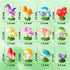 15 Pcs Tiny Mushrooms Colorful Mushroom Tiny Fairy Garden Mushrooms Figurines Little Resin Mushroom for Garden Landscape Bonsai Craft Ornament...