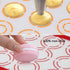 MIU Macaroon Silicone Baking Mat, Non-Stick Cookie Baking Mat, 2 Half Sheets and 1 Quarter Sheet, Perfect Baking Pad Cookie Kit for Macarons, Cake...