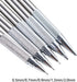 5Pcs Stainless Steel Mechanical Pencil HB Black Pencil Writing Supplies Sketch Drawing Automatic Pencil Stationey for Students...