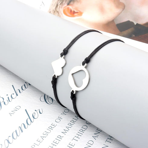 FUTIMELY Back to School Bracelet Gifts Mother and Daughter Infinity Heart Butterfly Matcing Wish Bracelet Set for Mommy and Me First Day of School...