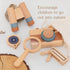 Wooden Outdoor Adventure Toys,Kids Explorer Kit With Wooden Telescope,Camera,Wooden Knife,Compass,Magnifying Glass 5-Piece Outdoor Toy Set,Camping...