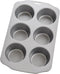 Mrs. Anderson's Baking Nonstick 6-Cup Jumbo Muffin Pan, Carbon Steel with Non-Stick Coating, PFOA Free, 13 x 8.75-Inches...