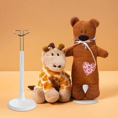 Toyvian Doll Stand Holder Doll Brackets Stands Doll Adjustable Storage Rack Doll Stands for 12 Inch Doll Display Adjustable Stand Dolls Action Fig...