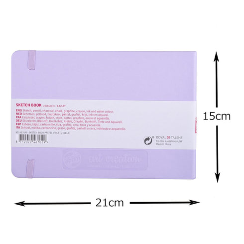 Talens Art Creation Sketchbook 80 Sheets, 21 cm x 15 cm Size, Pastel Violet...