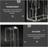 POPETPOP Fish Tank Decorations Water Planter Hanging Aquatic Holder Fish Tank Aquarium Planting Cup Crystal Glass Aquatic Garden Kit Indoor Transp...