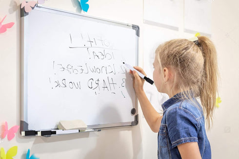 Magnetic Dry Erase Markers 24 Pack Whiteboard Erase Markers with Erasers Cap for Whiteboard, Dry-Erase Boards, School, Office and Home, Black...