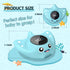 Baby Bath Thermometer - BabyElf Safety Bathtub Thermometer - Floating Bathing Toy for Infant - New Upgraded Mute Visual Alert, Gift for Mom and Ne...