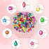 Anezus 900Pcs Jewels for Bedazzling with 3 Pack B7000 Jewelry Glue, Flat Back Craft Gems Rhinestones for Clothing, Sequins Rhinestones Gemstones f...