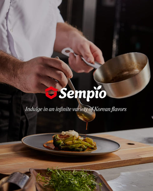 SEMPIO Soy Sauce for Egg Dishes - 25% Less Sodium, Made in Korea, Ideal for Rice, Noodles and Family Umami Sweetness, Kelp & Katsuo Infused, Flavo...