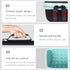 Khanka Carrying Case for Replacement for JBL Charge 4/5 Waterproof Portable Bluetooth Speaker. Extra Room for Charger and USB Cable (Inside Teal)...