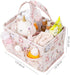 Baby Caddy Diaper Bag - Changing Bag Baby Multi-Function Travel Diaper Caddy Bags for Baby Care, Large Capacity, Stylish and Durable (Pink)...