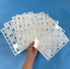 8PCS Polka Dot Checkered Heart Stencils Mixed Media Stencils Assorted Sizes Repeating Stencils for Painting on Wood Tile Paper Fabric Floor Wall...