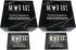 Groomsmen Gift Boxes Set of 2 (8x8x4 in) Empty Set with Silver Foil Design and Matching Proposal Cards for Asking The Groom's Team to Be in Weddin...