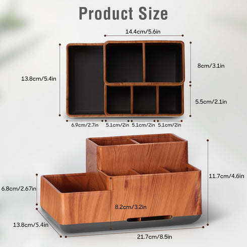 Electric Toothbrush Holder for Bathroom, Plastic Bathroom Countertop Organizer Compartment, Vanity Organizer Tray, Countertop Organizer Box, Kids ...