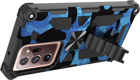 Asuwish Phone Case for Samsung Galaxy Note 20 Ultra 5G with Screen Protector and Stand Hybrid Rugged Camo Protective Cell Cover Note20 Plus Notes ...
